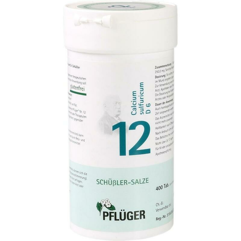 BIOCHEMIE Pflüger 12 Calcium sulfuricum D 6 Tabl.