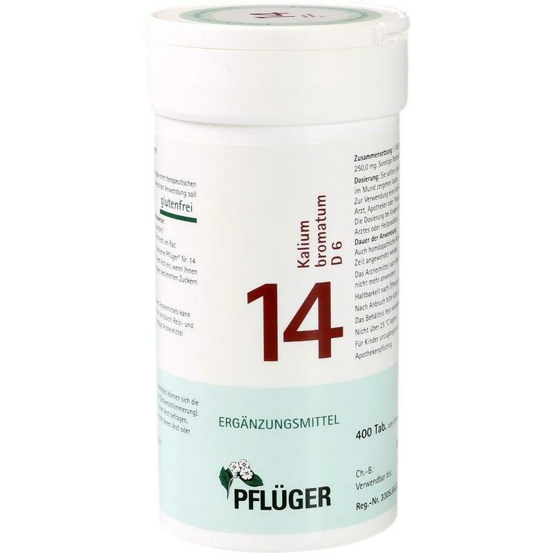 BIOCHEMIE Pflüger 14 Kalium bromatum D 6 Tabletten