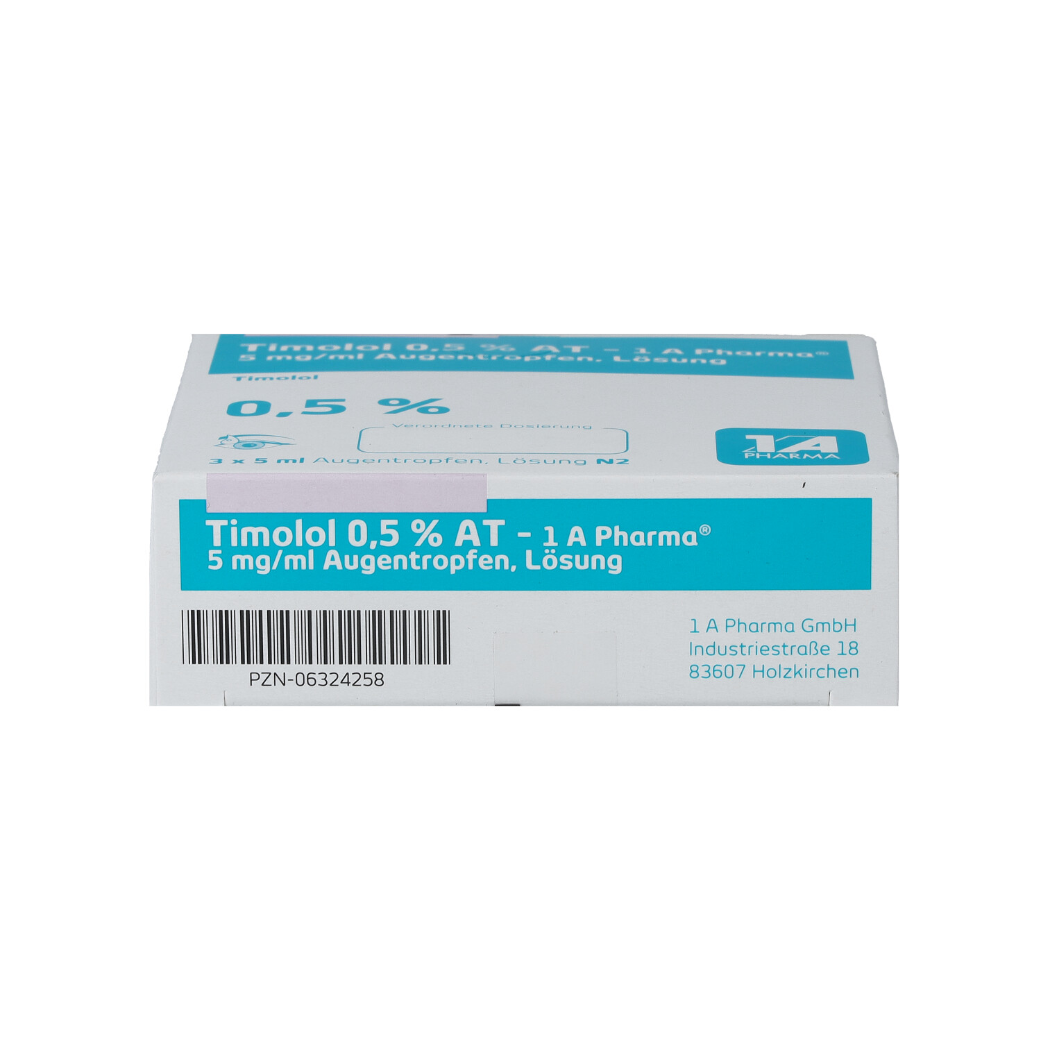 TIMOLOL 0,5% AT-1A Pharma Augentropfen