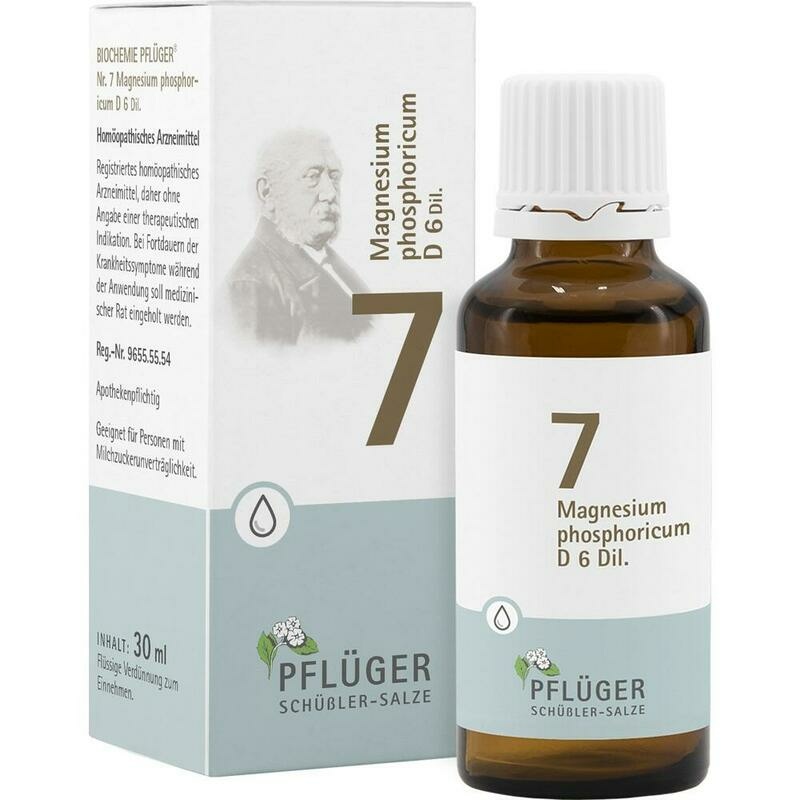 BIOCHEMIE Pflüger 7 Magnesium phosphoricum D 6 Tro