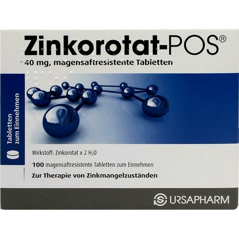 ZINKOROTAT POS magensaftresistente Tabletten