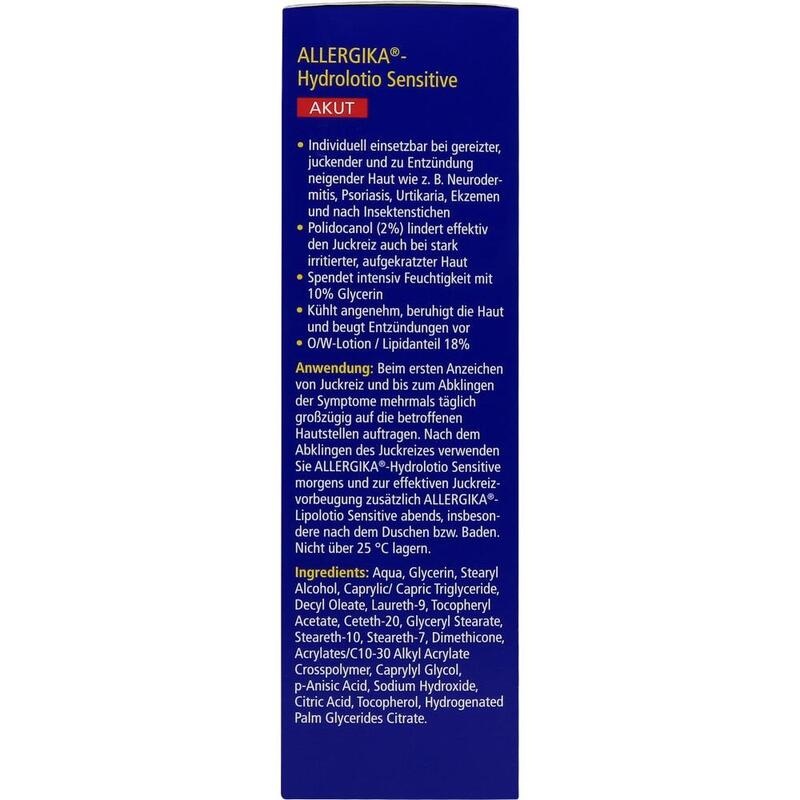 ALLERGIKA Hydrolotio sensitive