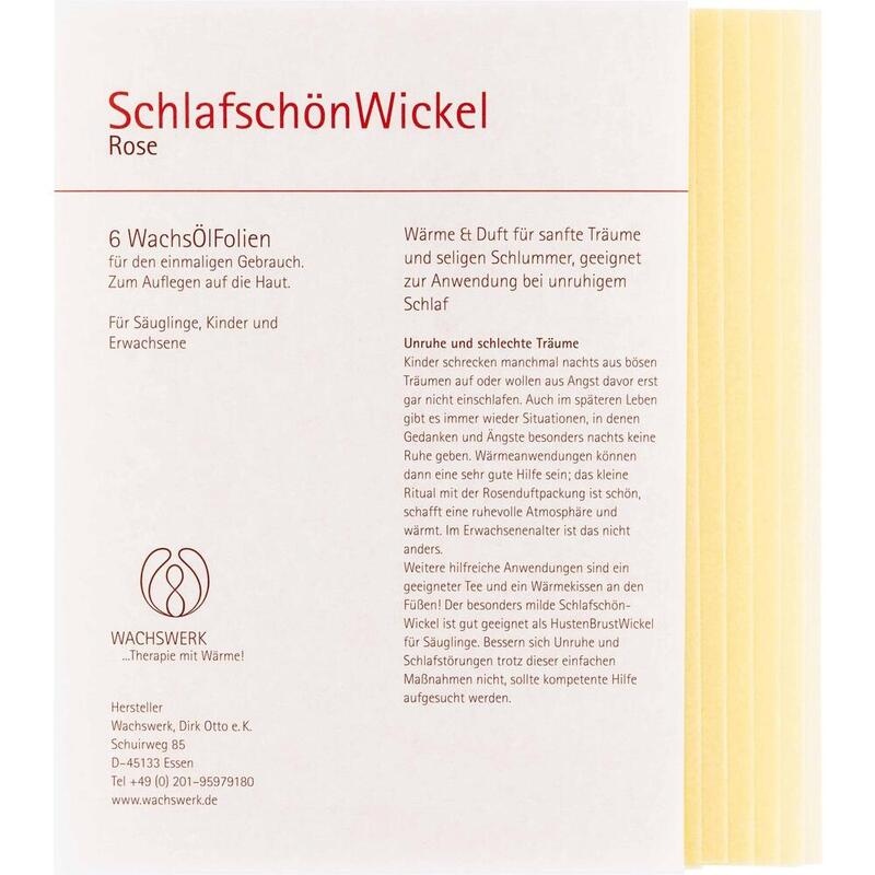 SCHLAFSCHÖN Wickel Rose