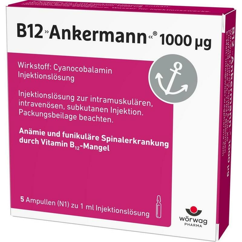 B12 ANKERMANN 1000 μg Injektionslösung Amp.