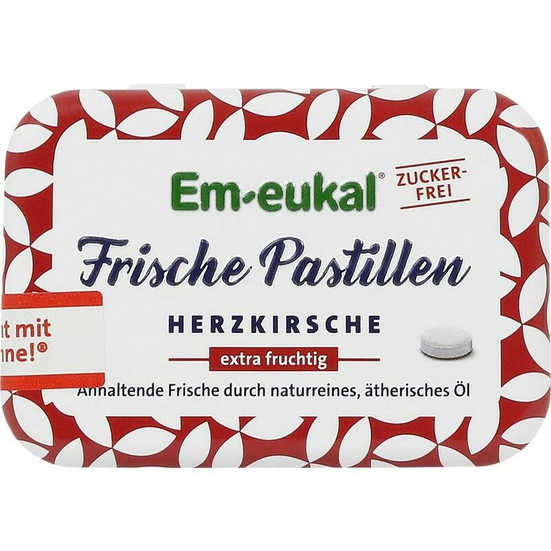 EM-EUKAL Frische Pastillen Herzkirsche zuckerfrei