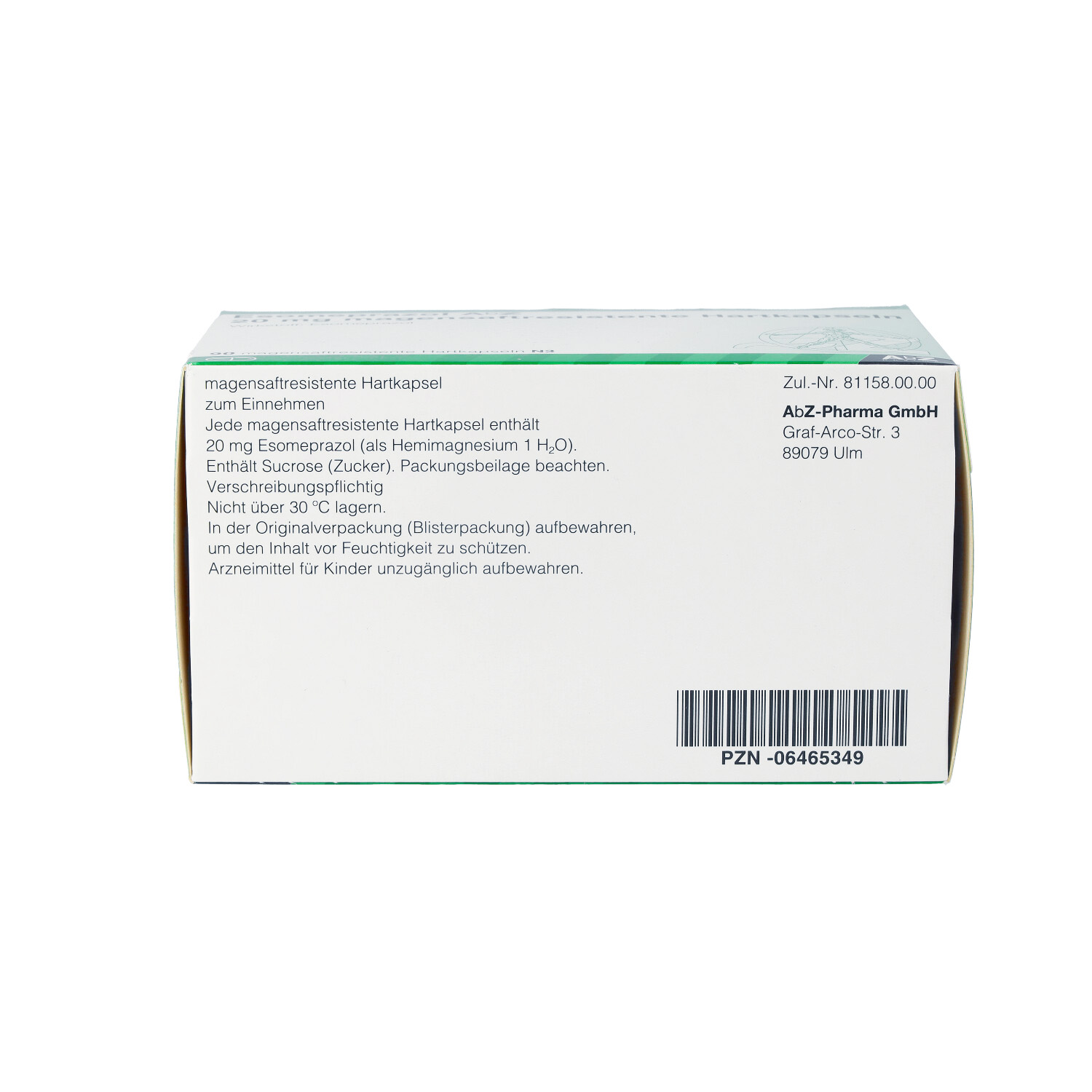ESOMEPRAZOL AbZ 20 mg magensaftr.Hartkapseln