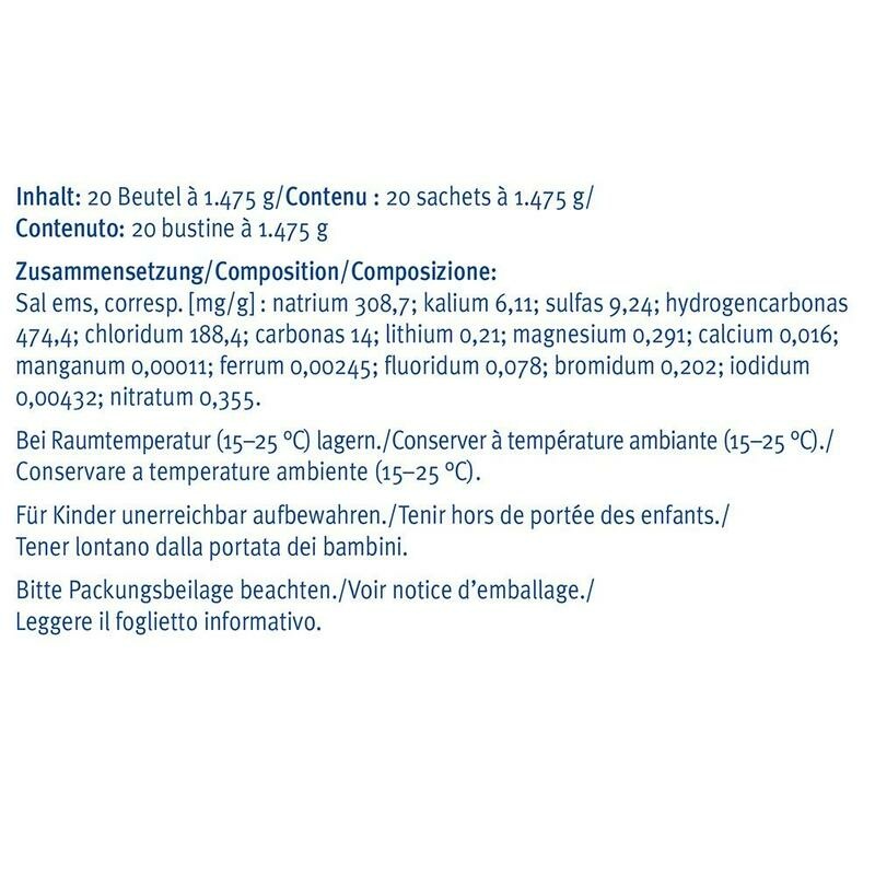 EMSER Salz 1,475 g Pulver