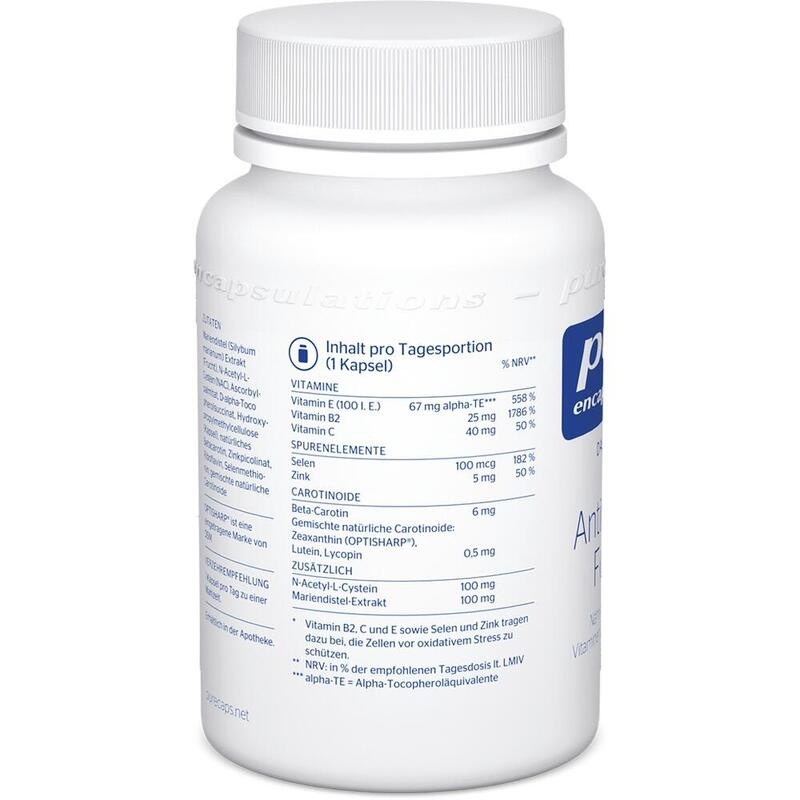 PURE ENCAPSULATIONS Antioxidant Formel Kapseln