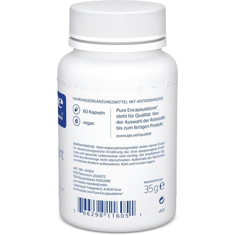 PURE ENCAPSULATIONS Antioxidant Formel Kapseln