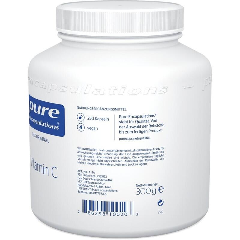 PURE ENCAPSULATIONS Vitamin C Kapseln
