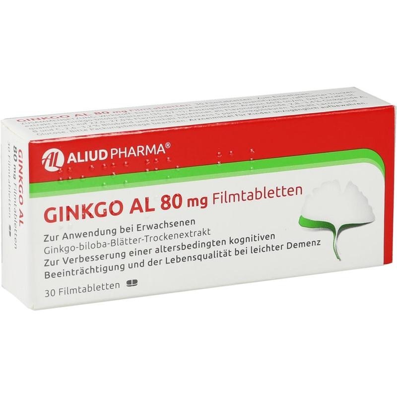 GINKGO AL 80 mg Filmtabletten