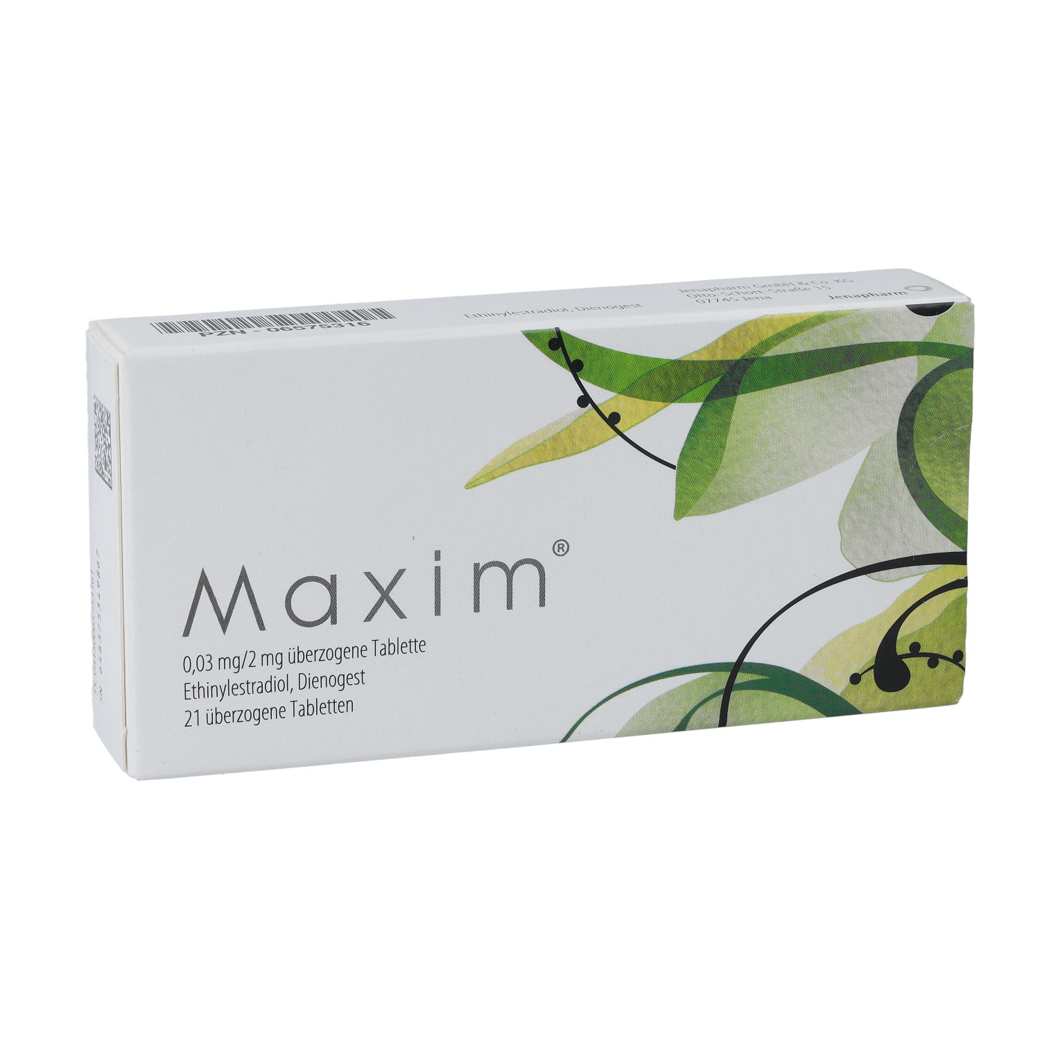 MAXIM 0,03 mg/2 mg überzogene Tabletten