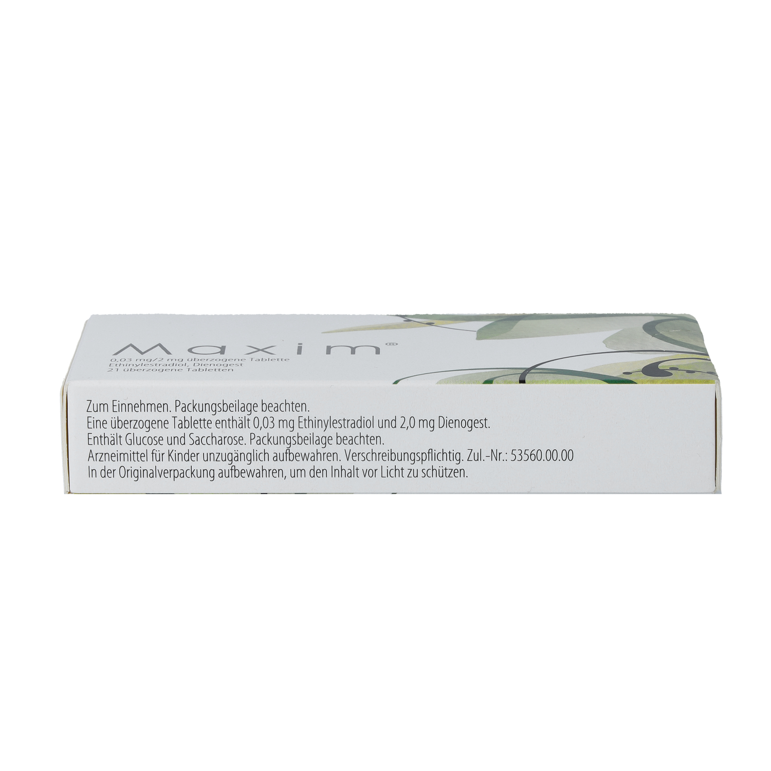 MAXIM 0,03 mg/2 mg überzogene Tabletten