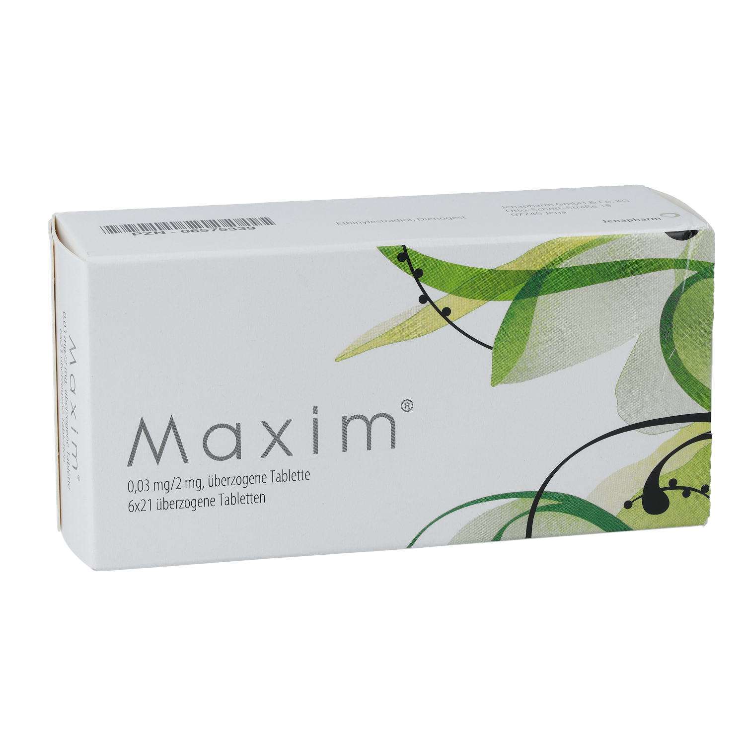 MAXIM 0,03 mg/2 mg überzogene Tabletten