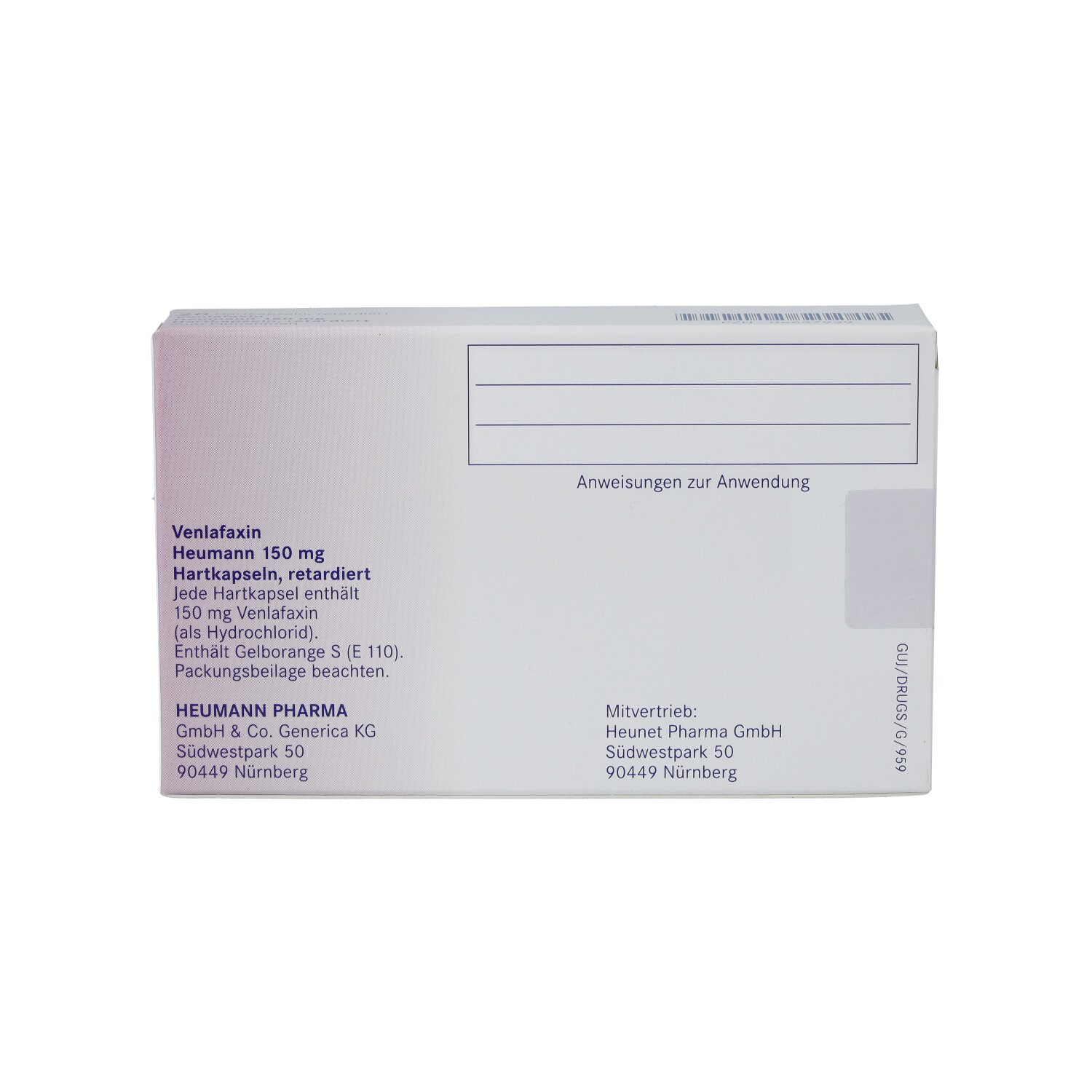 VENLAFAXIN Heumann 150 mg Hartkapseln retardiert