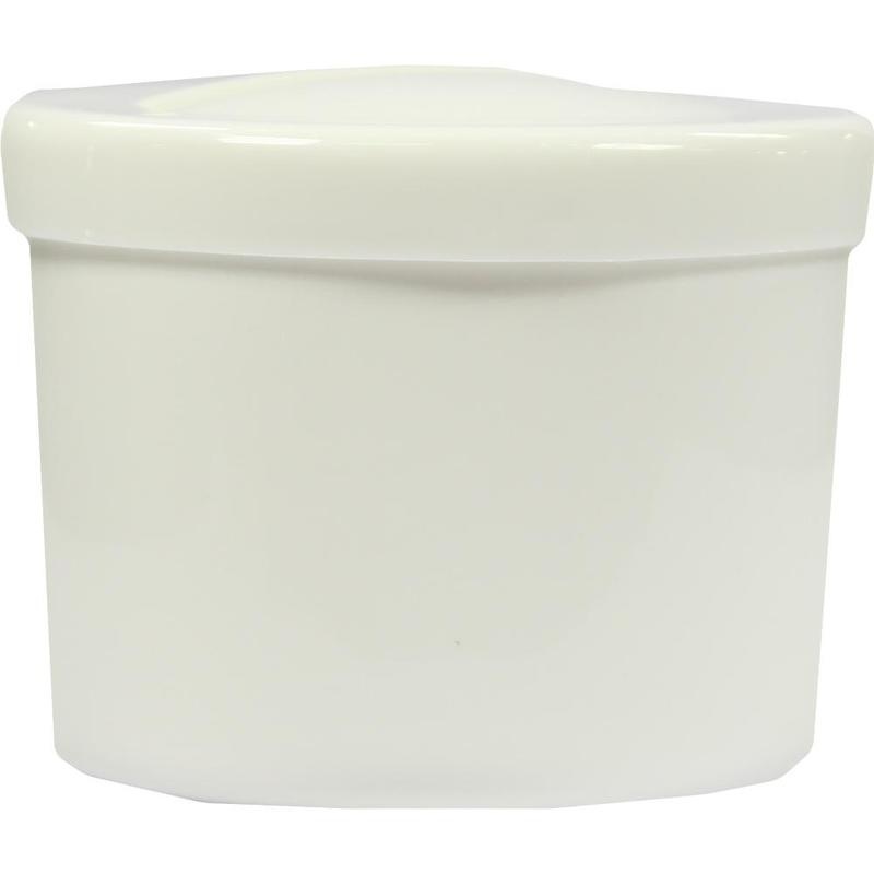 PROTHESENBEHÄLTER m.Deckel u.Einsatz weiß