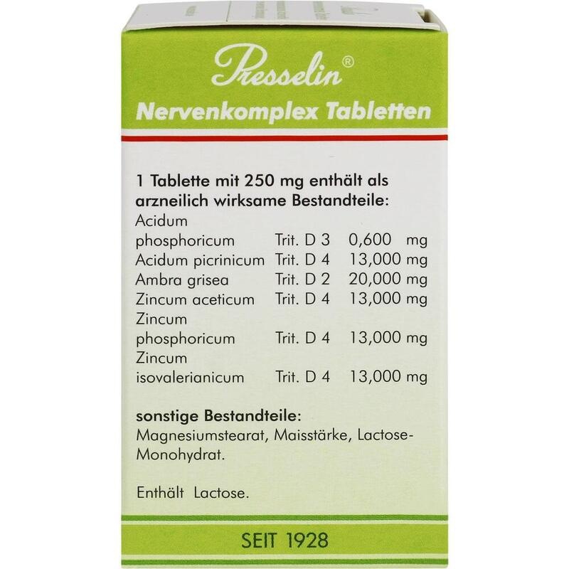 PRESSELIN Nervenkomplex Tabletten