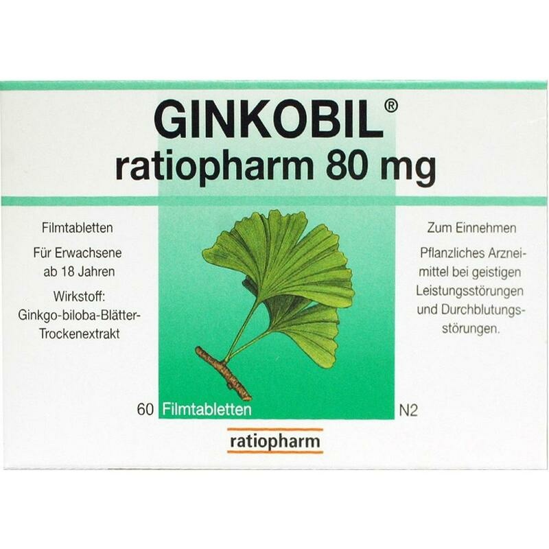 GINKOBIL-ratiopharm 80 mg Filmtabletten