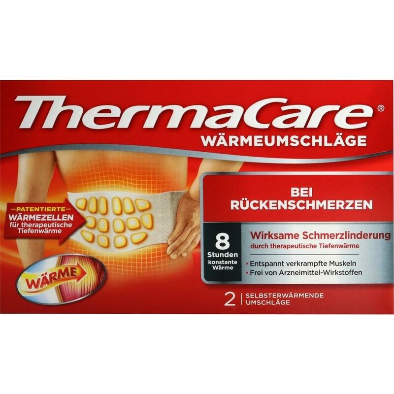 THERMACARE Rückenumschläge S-XL z.Schmerzlind.