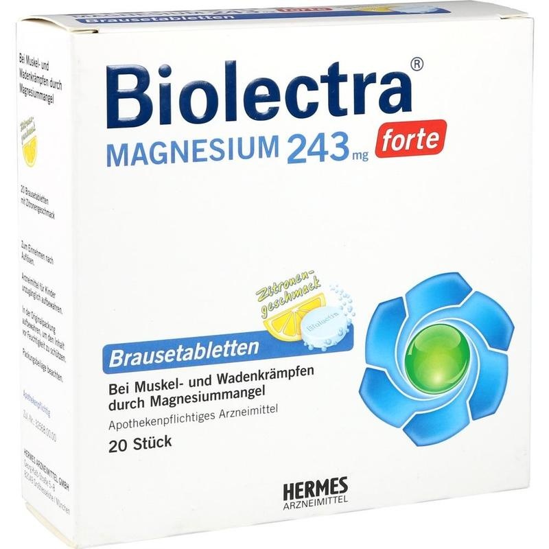 BIOLECTRA Magnesium 243 mg forte Zitrone Br.-Tabl.