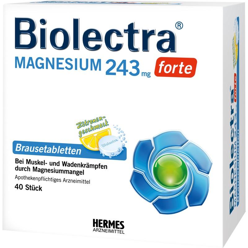 BIOLECTRA Magnesium 243 mg forte Zitrone Br.-Tabl.