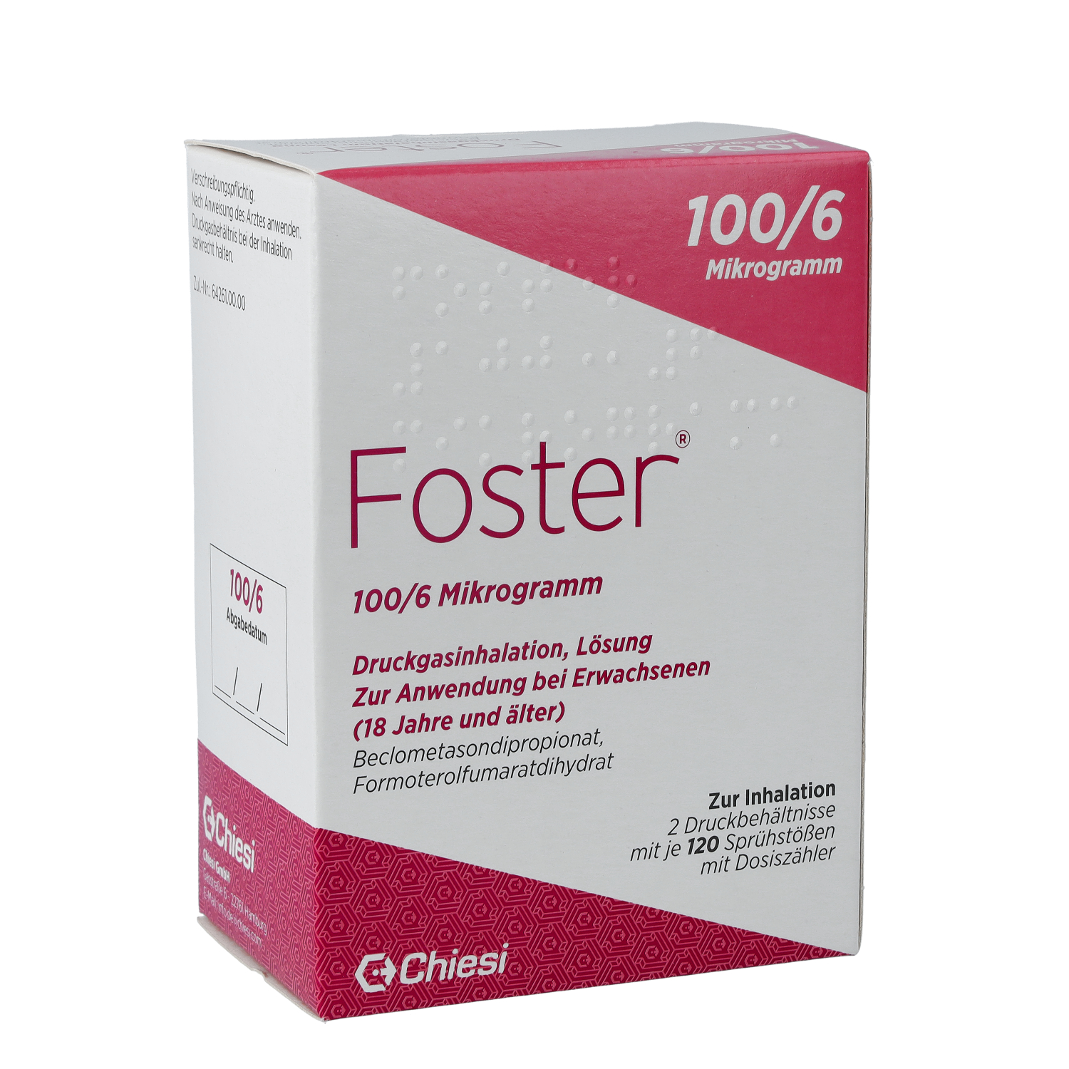 FOSTER 100/6 μg 120 Hub Dosieraerosol
