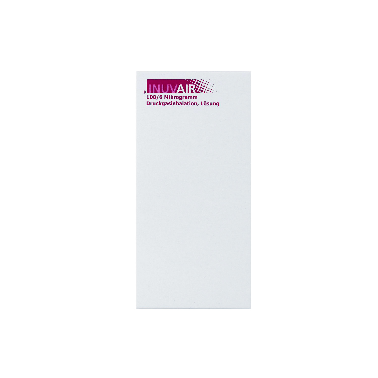 INUVAIR 100/6 μg 120 Hub Druckgasinhalat