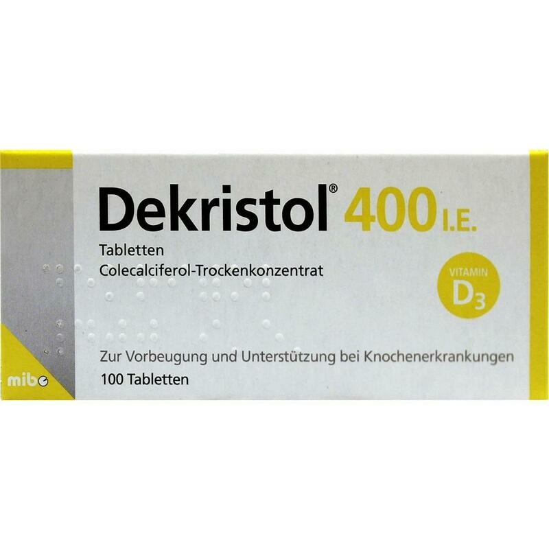 DEKRISTOL 400 I.E. Tabletten