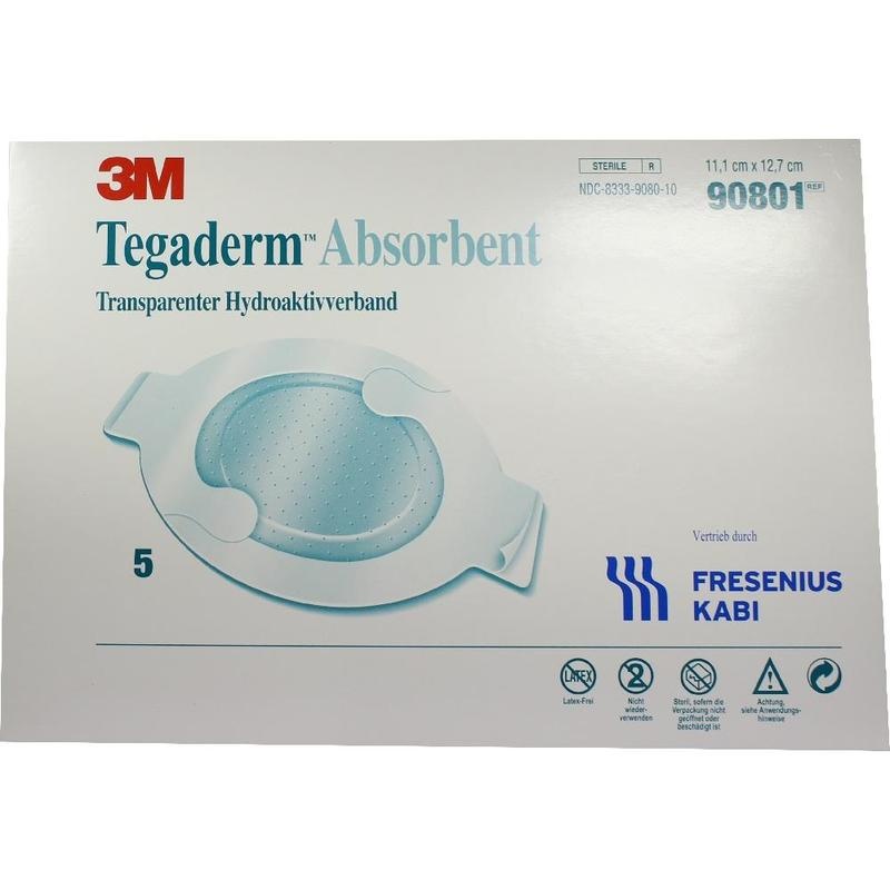 TEGADERM Absorbent FK Ver.oval 11,1x12,7 cm 90801