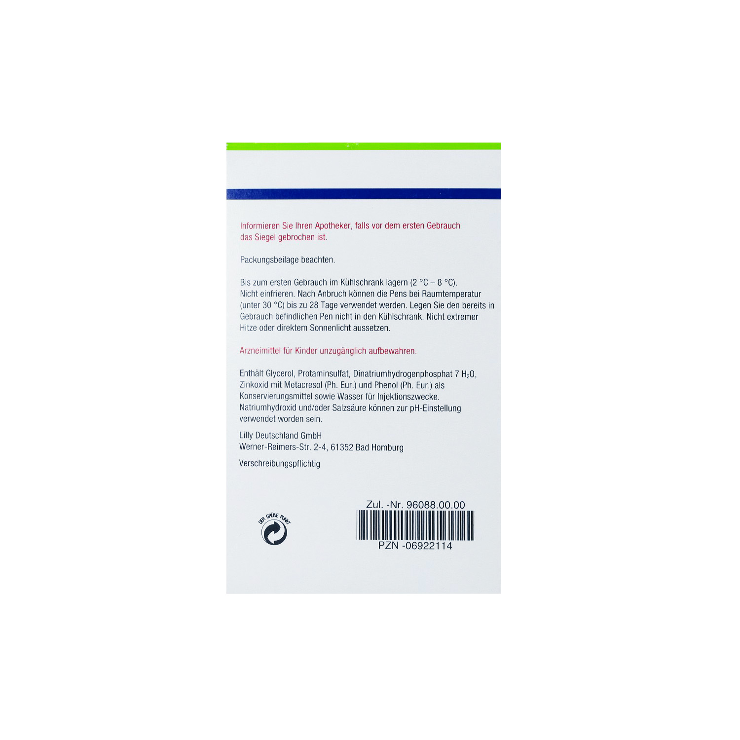 HUMINSULIN Basal NPH KwikPen Injektionssuspension
