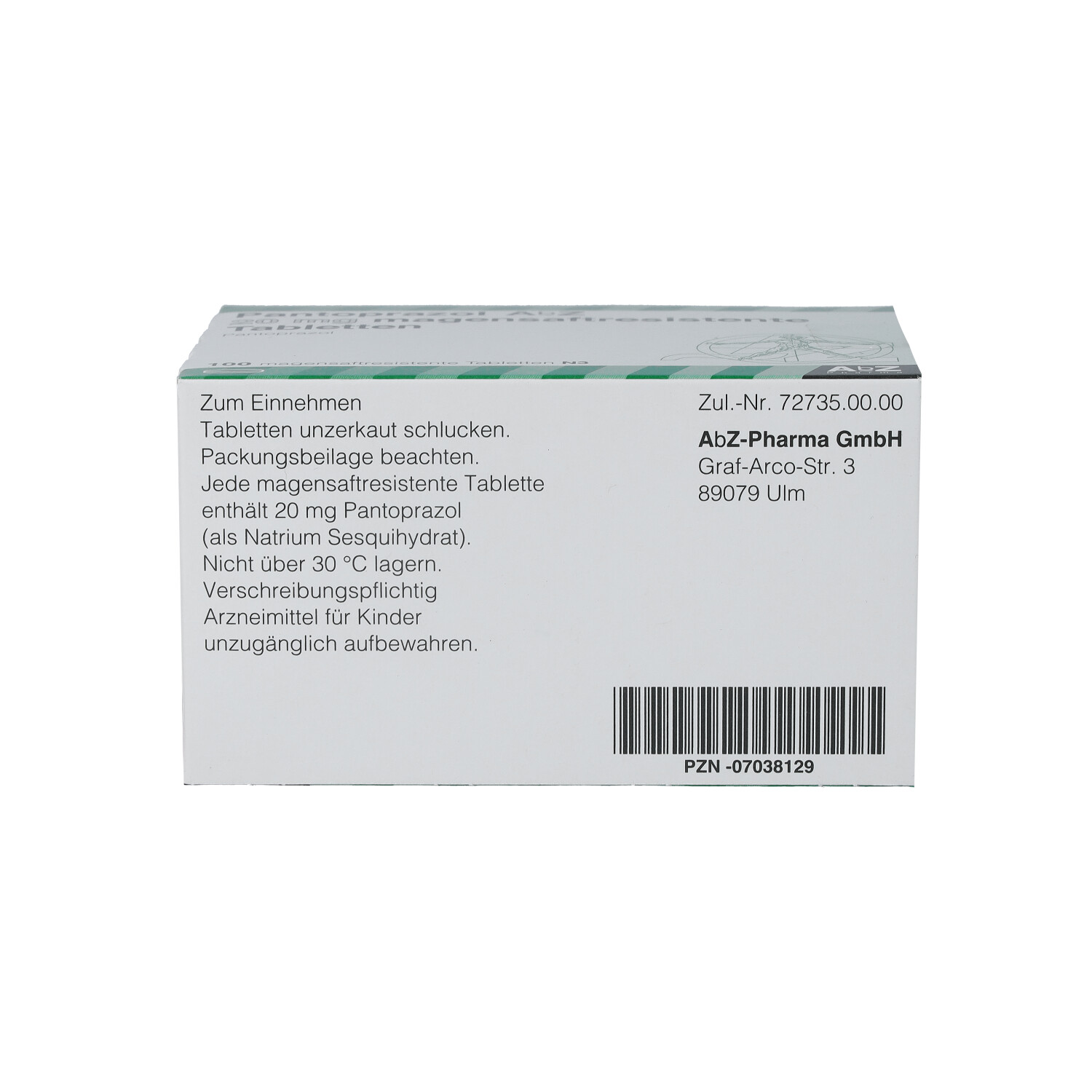 PANTOPRAZOL AbZ 20 mg magensaftres.Tabletten