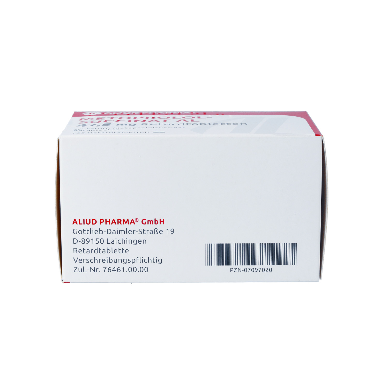 METOPROLOLSUCCINAT AL 47,5 mg Retardtabletten
