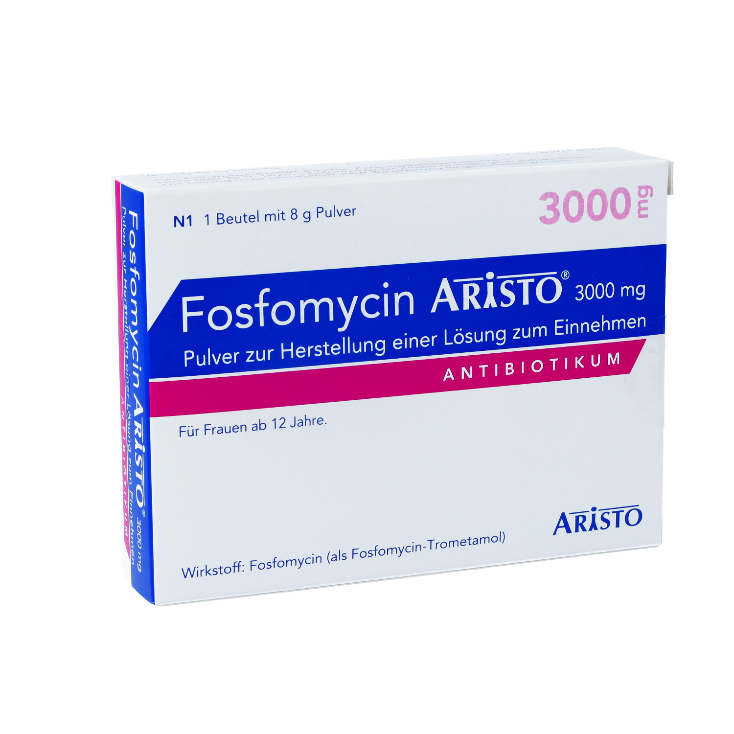 FOSFOMYCIN Aristo 3000 mg Plv.z.Her.e.Lsg.z.Einn.