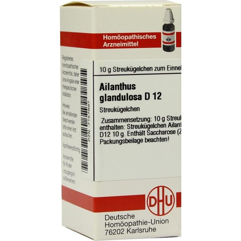 AILANTHUS GLANDULOSA D 12 Globuli