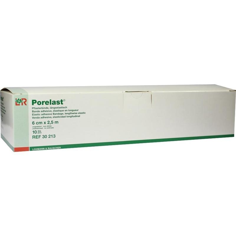 PORELAST Pflasterbinde 6 cmx2,5 m