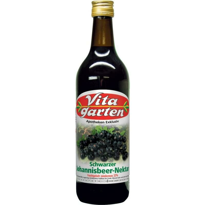 VITAGARTEN schw.Johannisbeer Nektar
