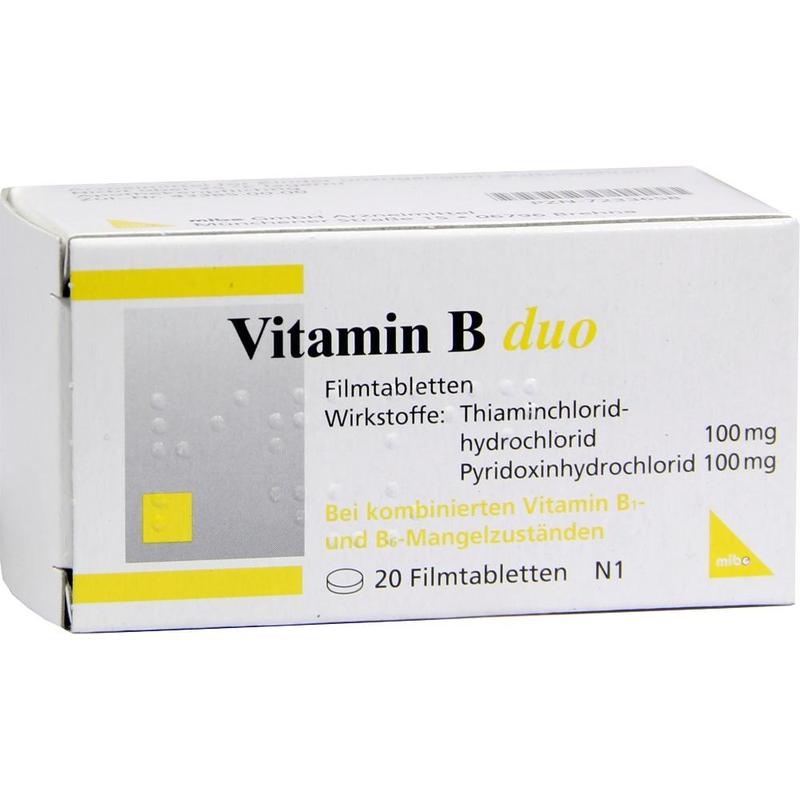 VITAMIN B DUO Filmtabletten