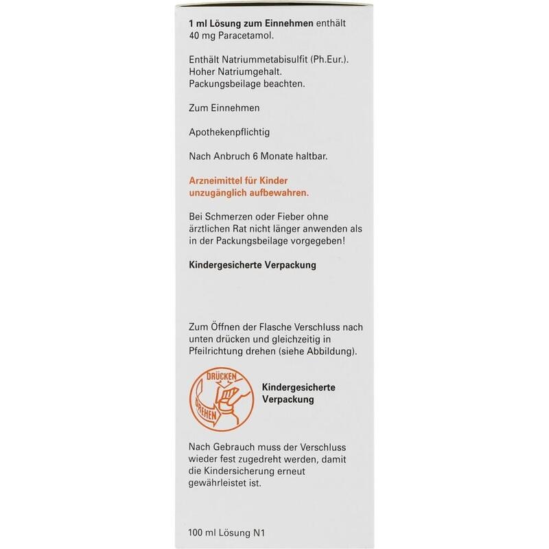 PARACETAMOL-ratiopharm Lösung