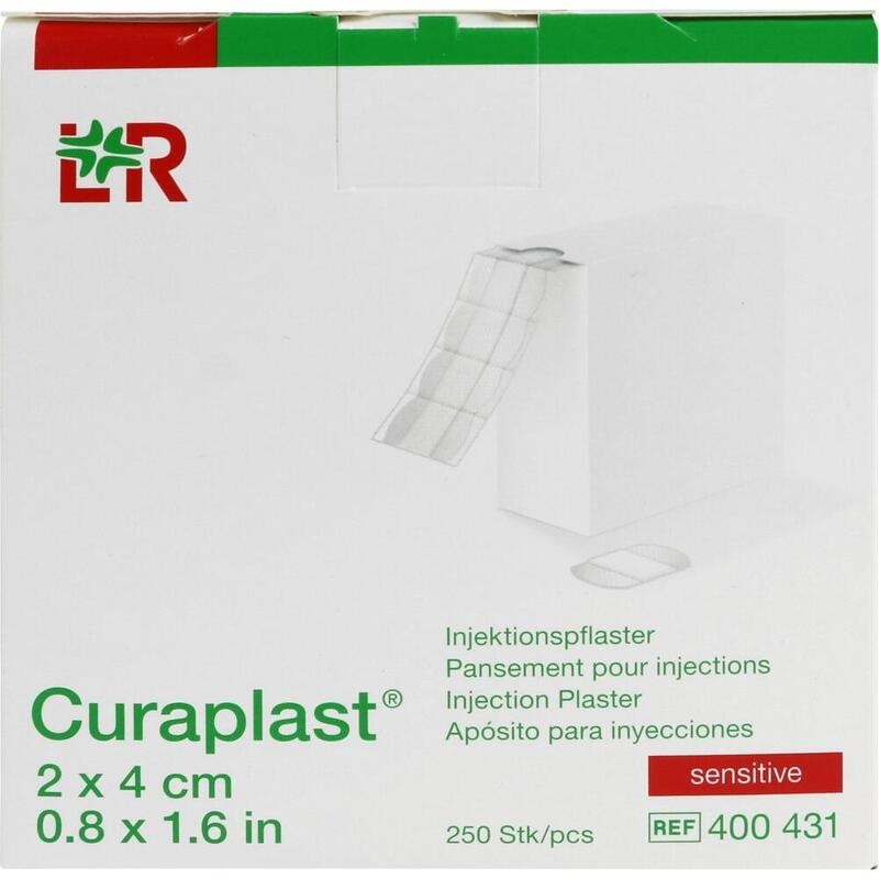 CURAPLAST Inj.-Pflaster sensitiv 2x4 cm