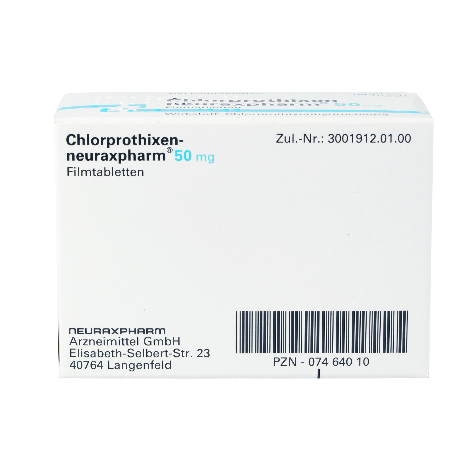 CHLORPROTHIXEN-neuraxpharm 50 mg Filmtabletten