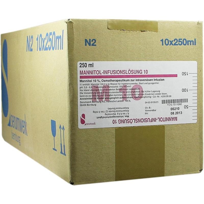 MANNITOL Infusionslösung 10