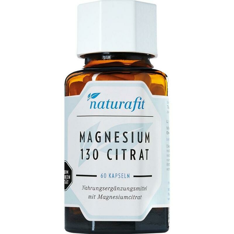 NATURAFIT Magnesium 130 Citr Kapseln