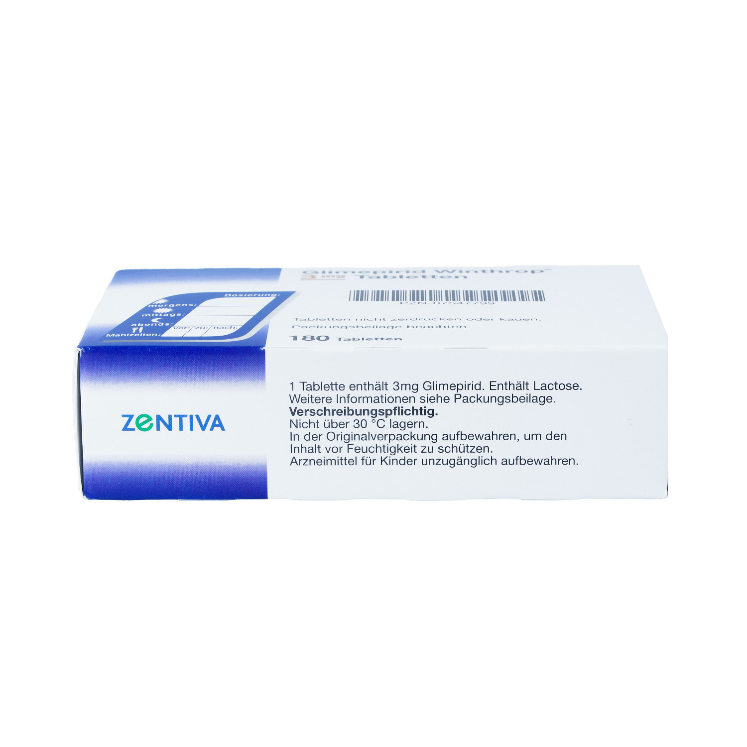GLIMEPIRID Winthrop 3 mg Tabletten