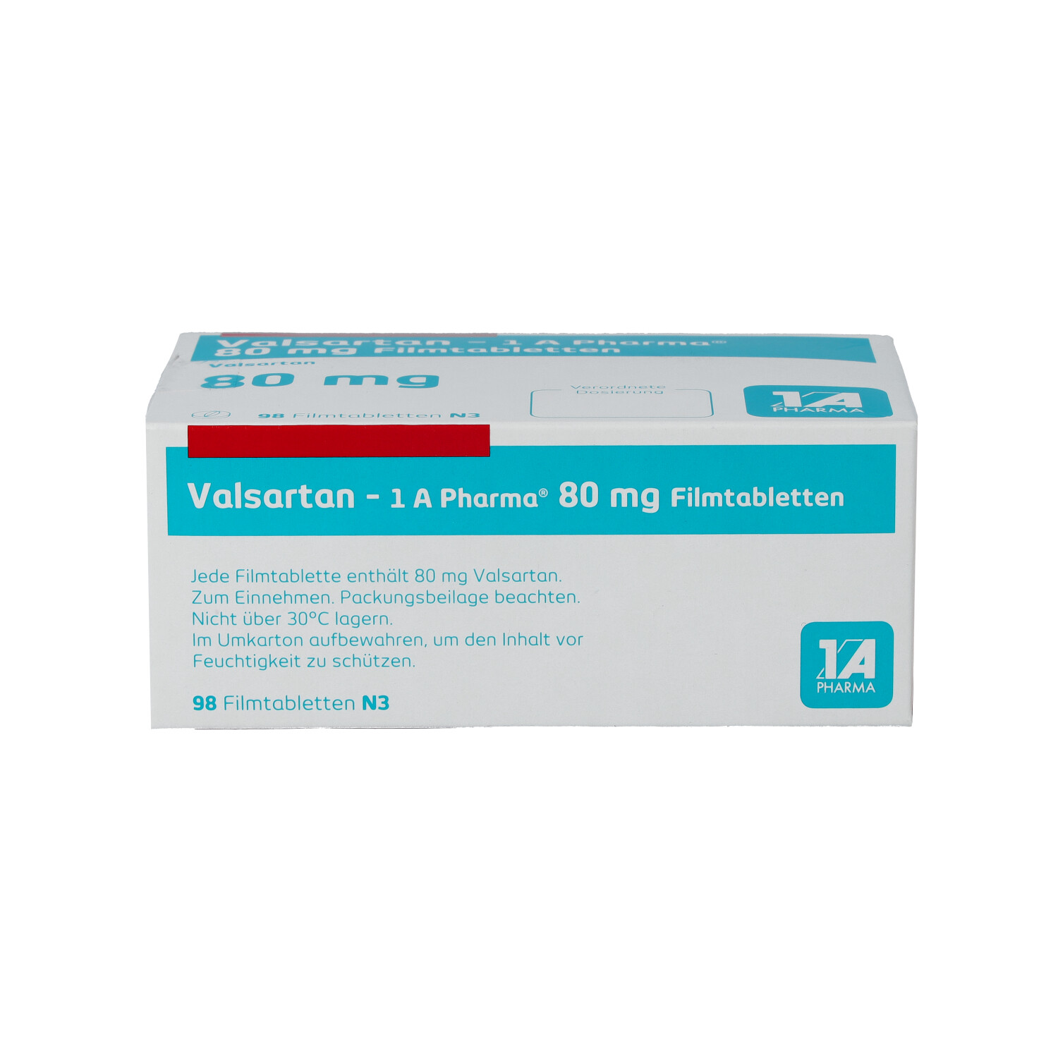 VALSARTAN-1A Pharma 80 mg Filmtabletten