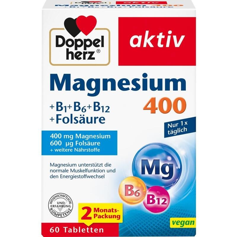DOPPELHERZ Magnesium 400 mg Tabletten