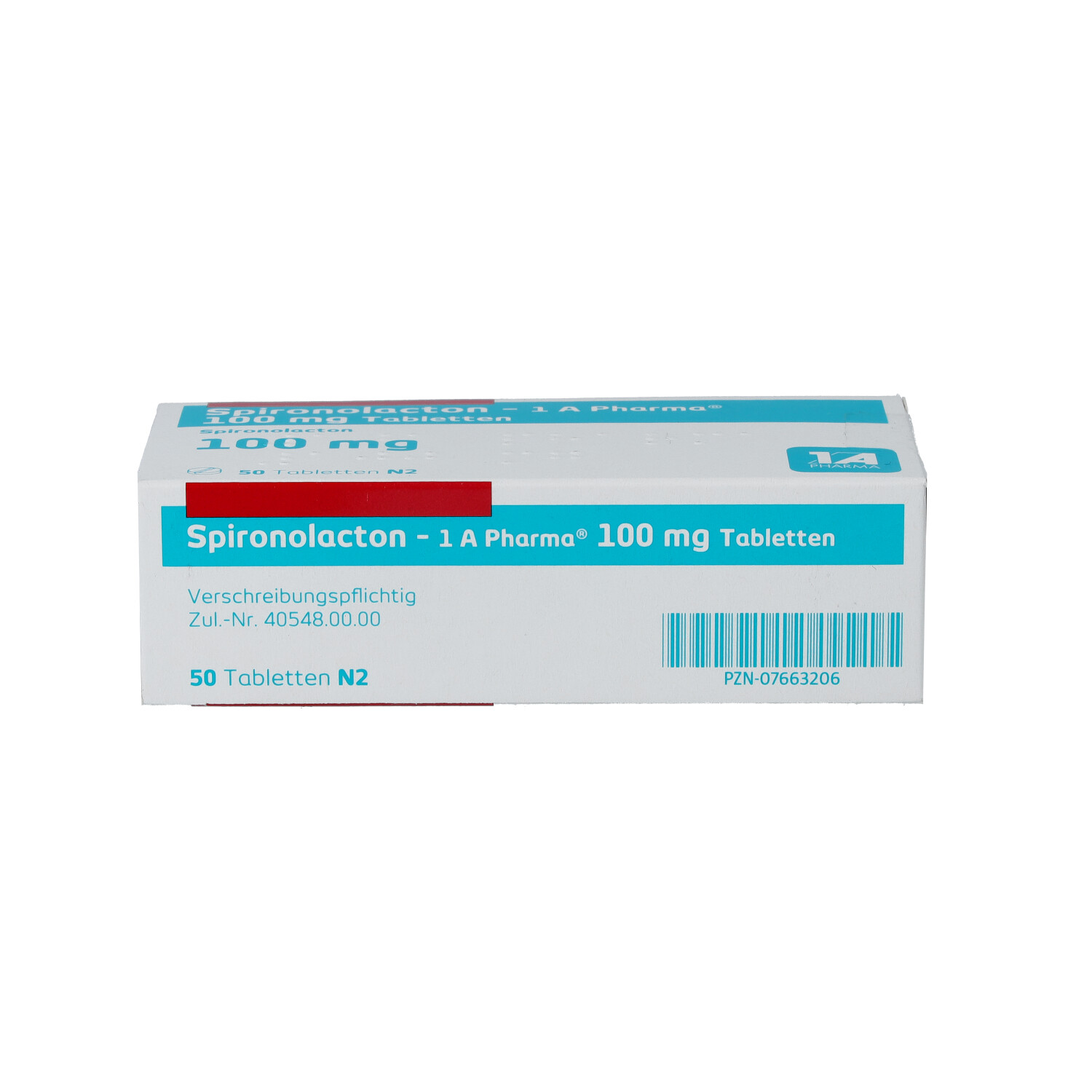 SPIRONOLACTON-1A Pharma 100 mg Tabletten