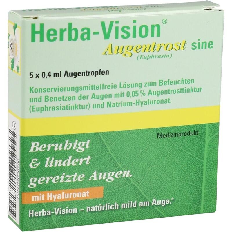 HERBA-VISION Augentrost sine Augentropfen