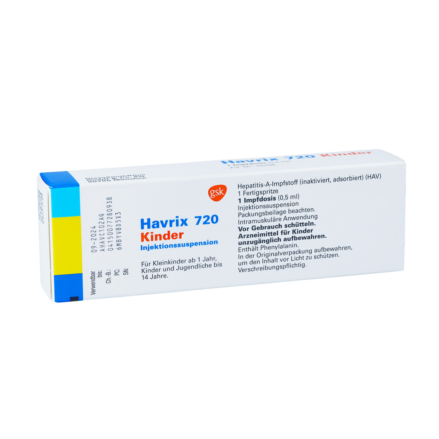 HAVRIX 720 Kinder Inj.-Susp.i.e.Fertigspritze