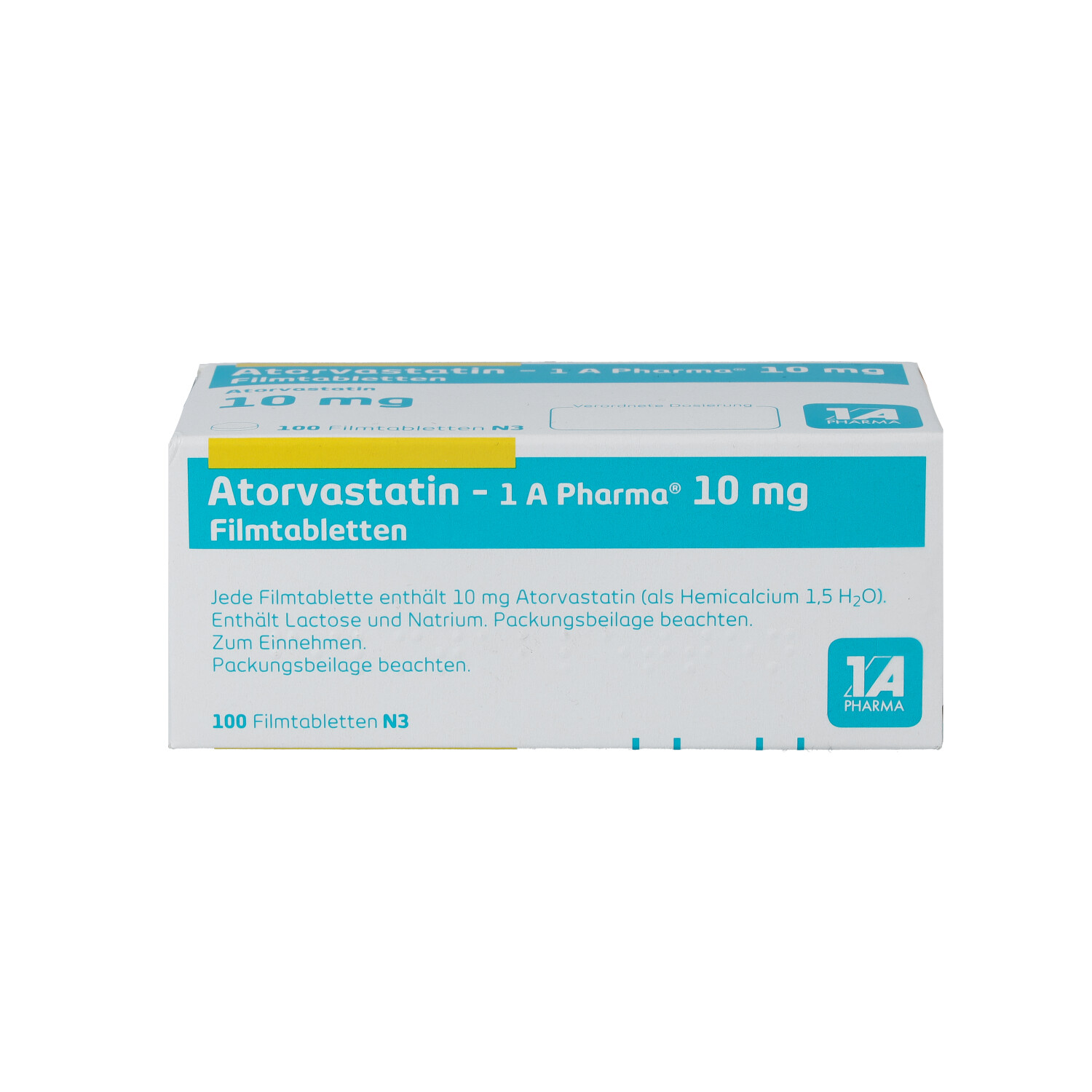 ATORVASTATIN-1A Pharma 10 mg Filmtabletten