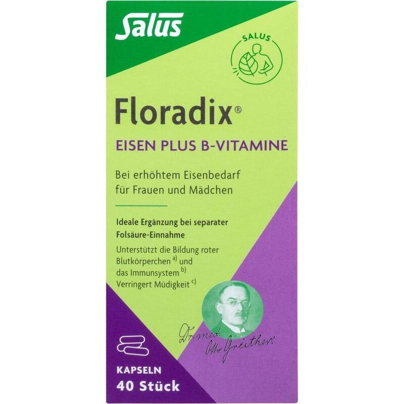 FLORADIX Eisen plus B-Vitamine Kapseln